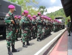 Antisipasi Gangguan Kamtibmas, TNI AL Laksanakan Pengamanan Wilayah Kota Jayapura