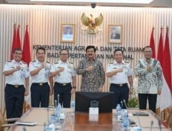 Bahas Lahan di IKN, Kepala Bakamla RI Courtesy Call Menteri ATR/BPN