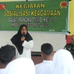 Satgas TMMD dan Kakan Kemenag Halmahera Timur, Gelar Sosialisasi Keagamaan Kepada Pelajar SMA