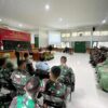 Pusbintal TNI Gelar Pembekalan Mental untuk Satgas Pengamanan Perbatasan Statis RI – Papua New Guinea di Yonif 131/BRS