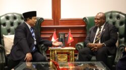 Menhan Prabowo Terima Kunjungan PM Papua Nugini, Bahas Kerja Sama Pertahanan