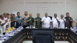 Wadan Pasmar 3 Hadiri High Level Meeting Bersama Tim Pengendalian Inflasi Daerah Papua Barat Daya