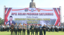 Sinergitas Persiapan Pilkada 2024, Forkopimda Dan Forkopimcam Kab, Blitar Ikuti Apel Gelar Linmas Di Pemkab Blitar