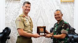 Kasum TNI Terima Courtesy Call  Athan Australia Brigjen Matt Campbell