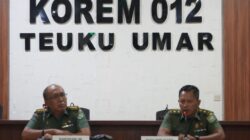 Kunjungan Kerja Kepala Keuangan Kodam Iskandar Muda ke Korem 012/TU