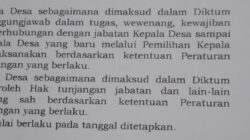 Pengangkatan PLT Kades Dongin Diduga Melanggar UU Nomor 7 Tahun 2017, APH Diminta Tindak Tegas