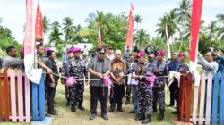 Tingkatkan Kualitas Pendidikan, Komandan Pasmar 3 Resmikan Taman Bermain PAUD Kampung Yeflio