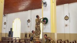 Satgas Kizi TNI Konga 37K Minusca Sambut Natal Bersama Warga Bangui, Afrika Tengah