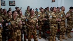 Satgas Indobatt XXIII-R/UNIFIL Bawa Pesan Damai Kebahagiaan Natal