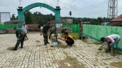 Melalui Karya Bakti Wujudkan Suasana Bersih Dan Nyaman Di Lingkungan Rumah Ibadah