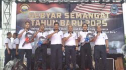 Meriah Dan Berkesan, Olahraga Bersama Awal Tahun 2025 Koarmada III