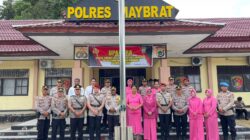 Polres Maybrat, Gelar Upacara Serah Terima Jabatan Kasat Reskrim dan Pelantikan Kapolsek Ayamaru Polres Maybrat