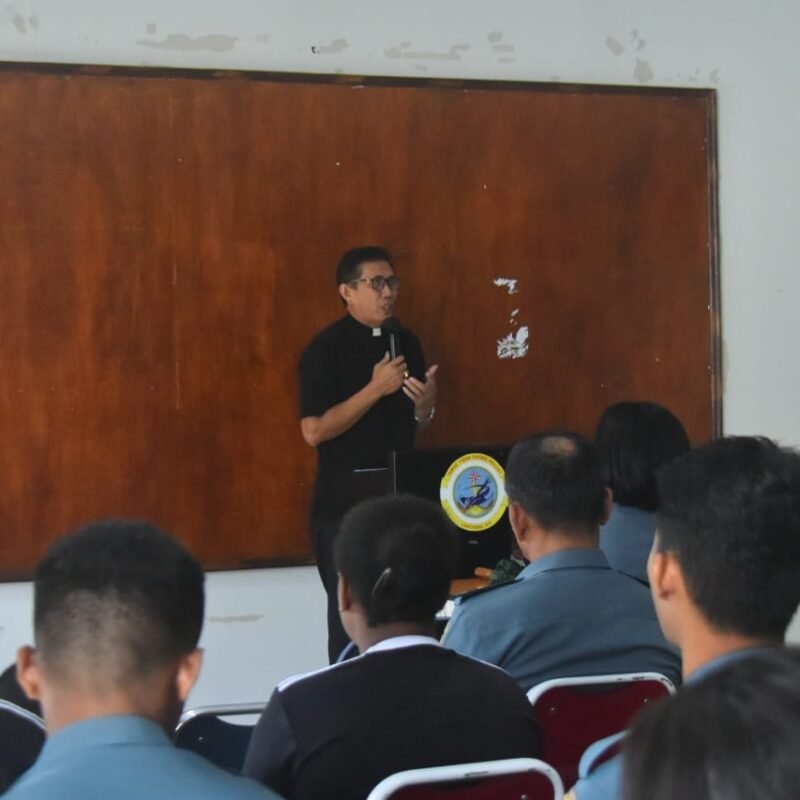 Kuatkan Mental Spiritual Personil, Lantamal XIV Gelar Kauseri Agama Nasrani