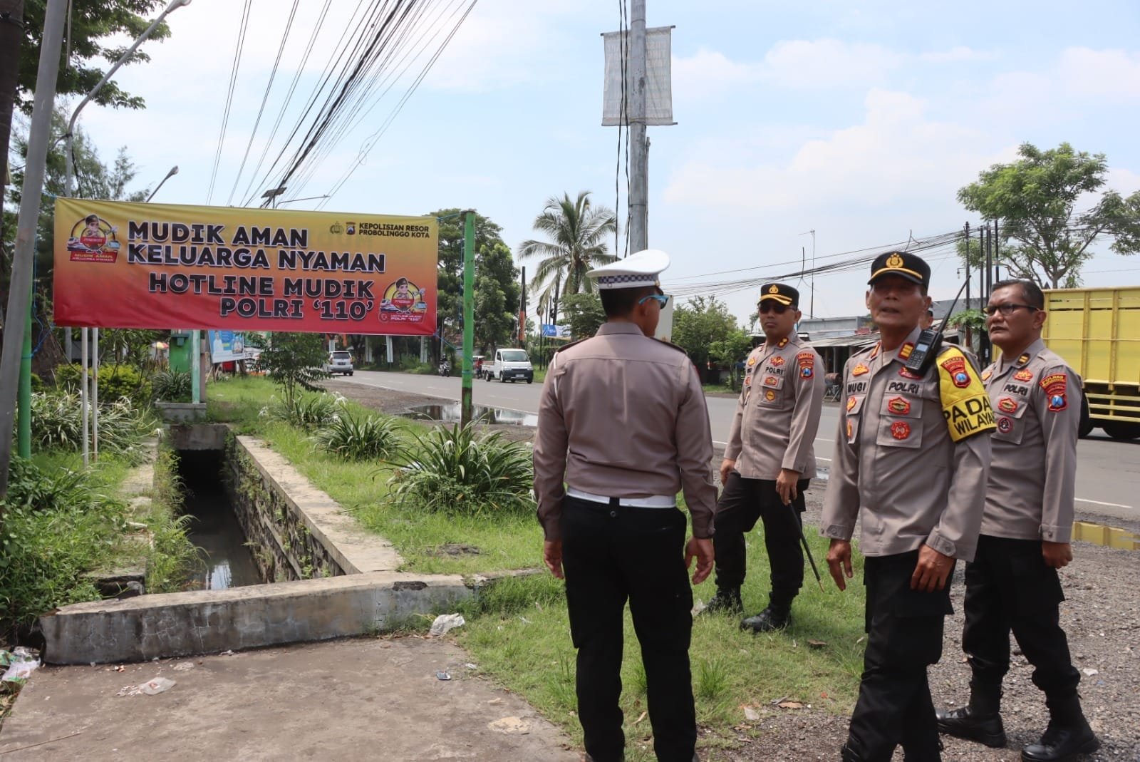 Sosialisasikan Hotline110, Kapolres Probolinggo Kota Siap Berikan Respon Cepat