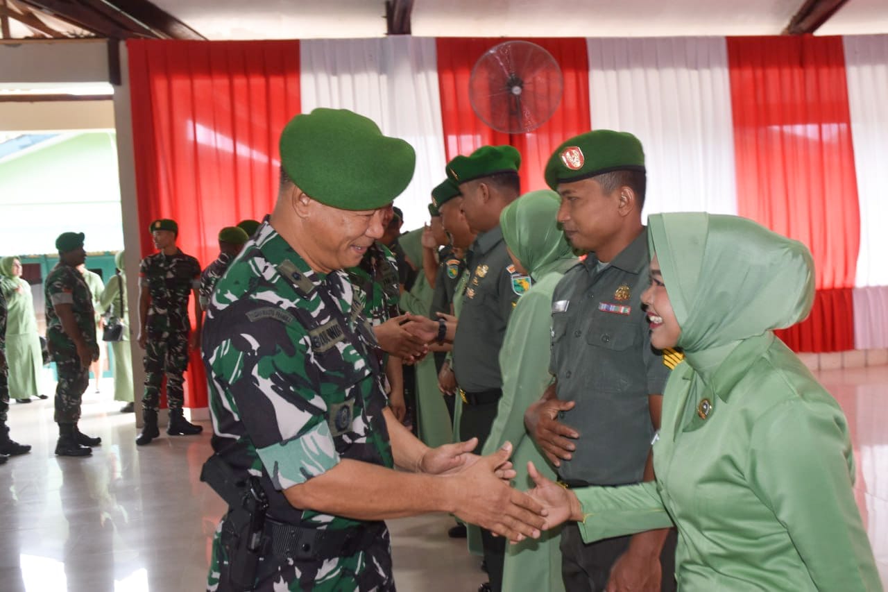 Sebanyak 15 Personel Kodim 1710/Mimika Naik Pangkat