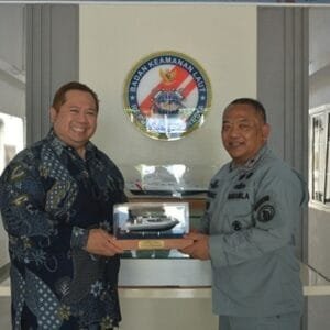 Kepala Zona Bakamla Barat Terima Kunjungan Konsulat AS