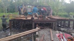 Kebersamaan Dengan Warga Masyarakat Terlihat Sejak Dibuka Pra TMMD Ke-124 Kodim 1710/Mimika