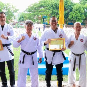 Kapolres Banggai Dampingi Dansat Brimob Polda Sulteng Buka Gashuku dan Ujian INKANAS Zona V   