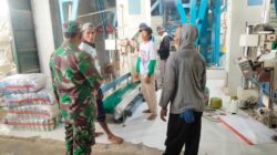 Babinsa Koramil Kraksaan Dampingi Pemeriksaan Kualitas Gabah untuk Ketahanan Pangan