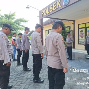 May Day, Polsek Widang Laksanakan Siaga