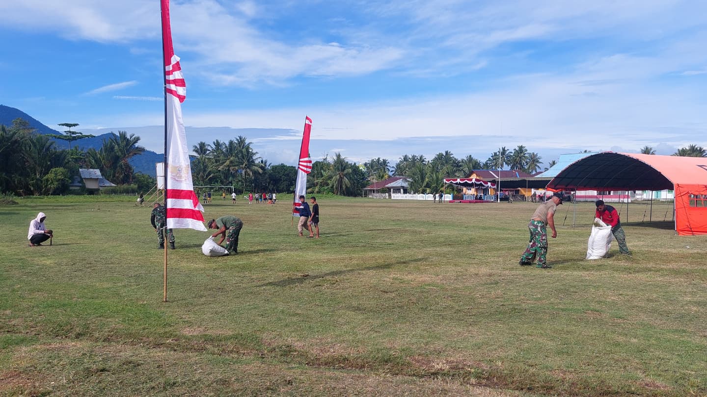 Kodim 1501/Ternate Lakukan Persiapan Penutupan TMMD Ke-124