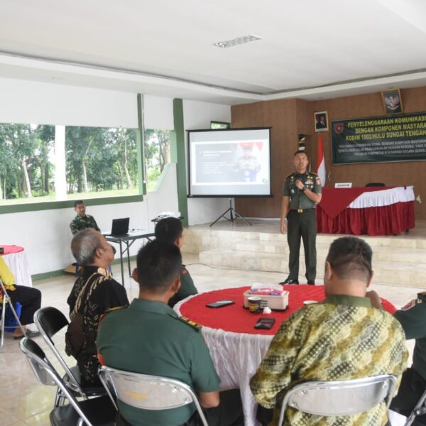 Jalin Komunikasi Sosial, Kodim 1002/HST Dukung Program Pemerintah di Daerah