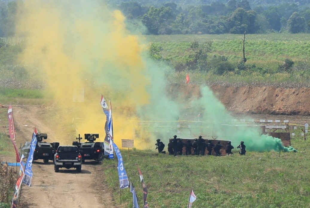 Danlanud Sultan Hasanuddin Saksikan Latihan Sikatan Daya Tahun 2025 di Kalimantan Selatan