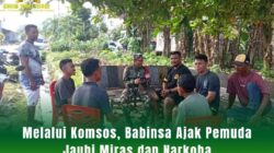 Melalui Komsos, Babinsa Ajak Pemuda Jauhi Miras dan Narkoba