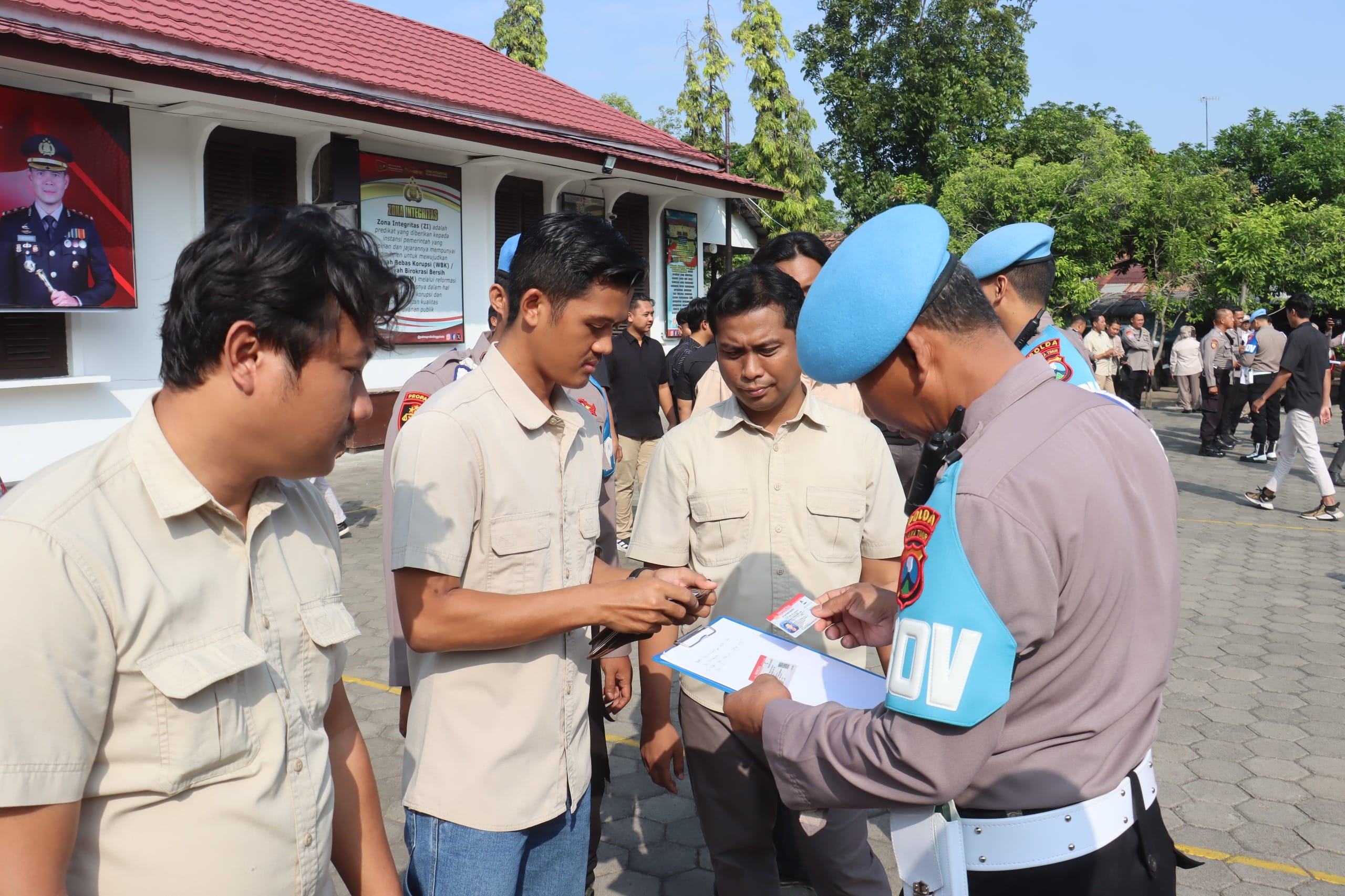 Bidpropam Polda Jatim Gelar Operasi Gaktibplin di Polres Probolinggo Kota