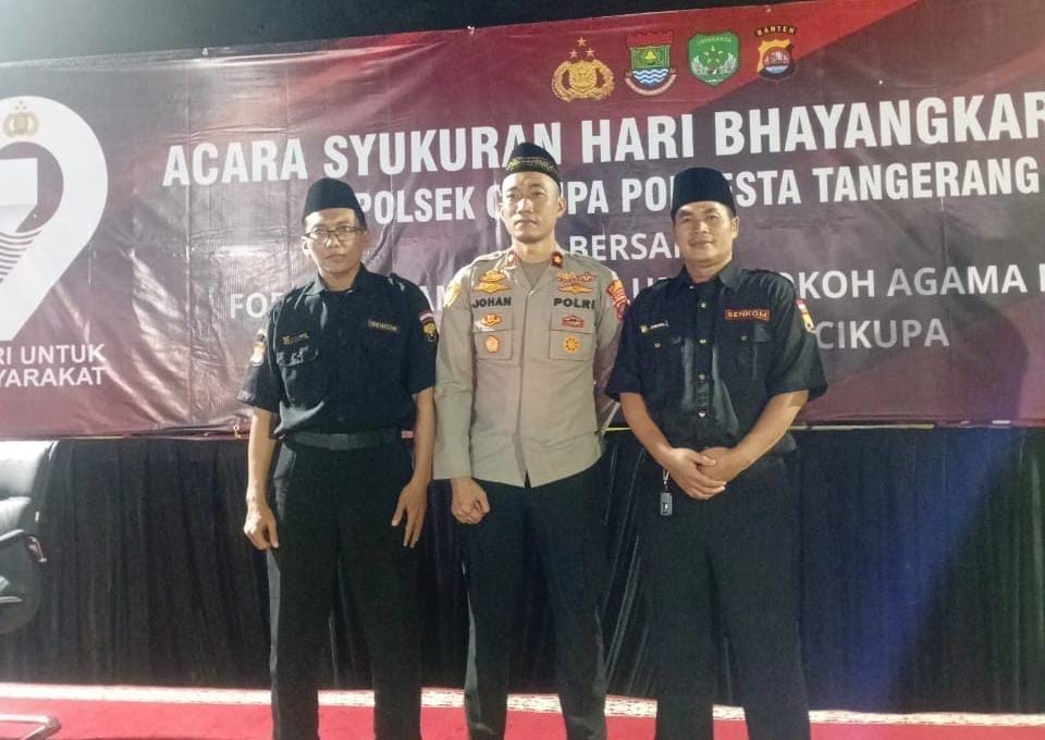Senkom Cikupa Dukung Polri, Hadiri Syukuran HUT Bhayangkara ke-79 di Mapolsek Cikupa Senkom Cikupa Dukung Polri, Hadiri Syukuran HUT Bhayangkara ke-79 di Mapolsek Cikupa