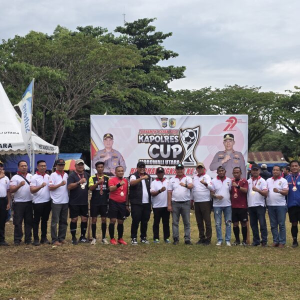 Turnamen Sepak Bola Kapolres Cup tahun 2025 di Bungku Utara resmi ditutup
