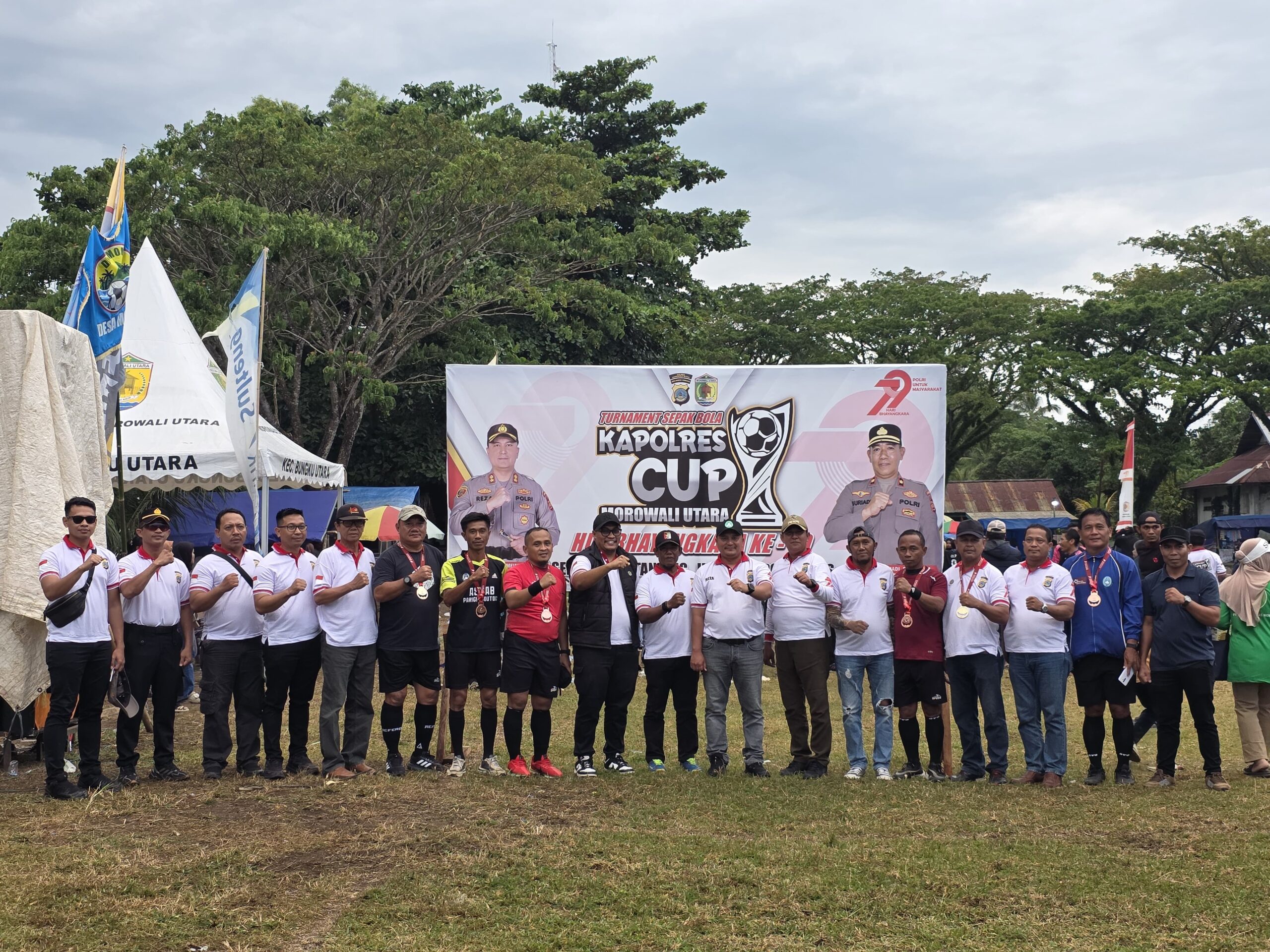 Turnamen Sepak Bola Kapolres Cup tahun 2025 di Bungku Utara resmi ditutup