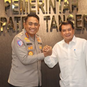 Silaturahmi ke Bupati, Kapolresta Tangerang Diskusikan Pelaksanaan Ketahanan Pangan