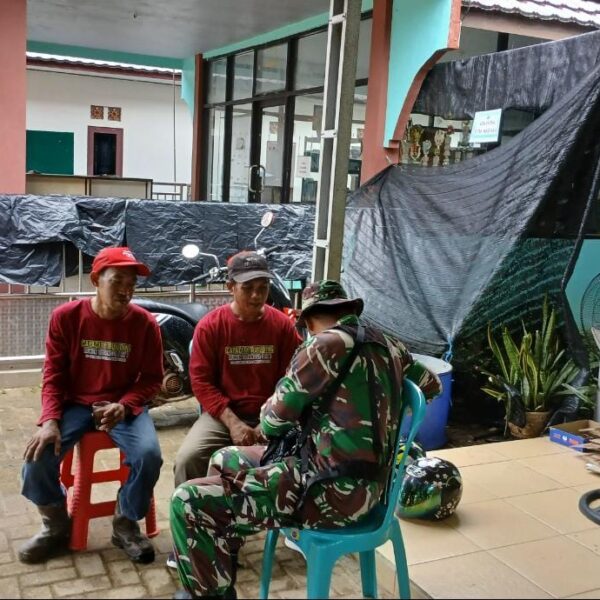 Babinsa Tanta-Murung Pudak Perkuat Komsos Bersama Warga Desa Masukau