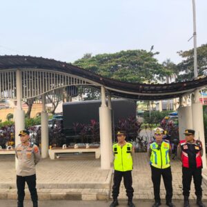 Kapolsek Cikupa Pimpin Apel Pengamanan Pengesahan Warga Baru PSHT Tangerang