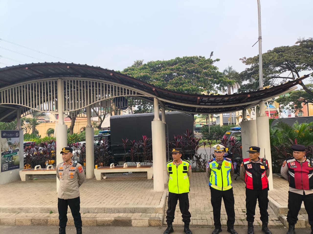 Kapolsek Cikupa Pimpin Apel Pengamanan Pengesahan Warga Baru PSHT Tangerang