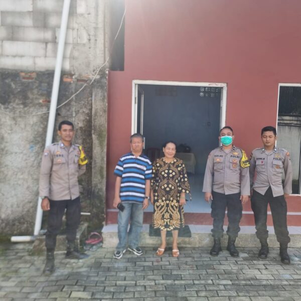 Pengamanan Humanis, Polsek Cikupa Jaga Ibadah Jemaat GSJA Mercy