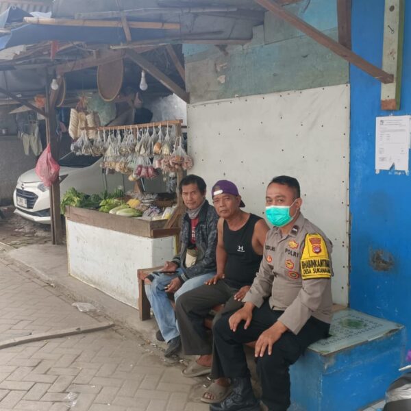 Bhabinkamtibmas Desa Sukanagara Dorong Warga Pengangguran untuk Bangkit dan Produktif