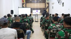 Kodim Probolinggo Nobar Program Militer Pengabdian TNI AD Untuk Negeri