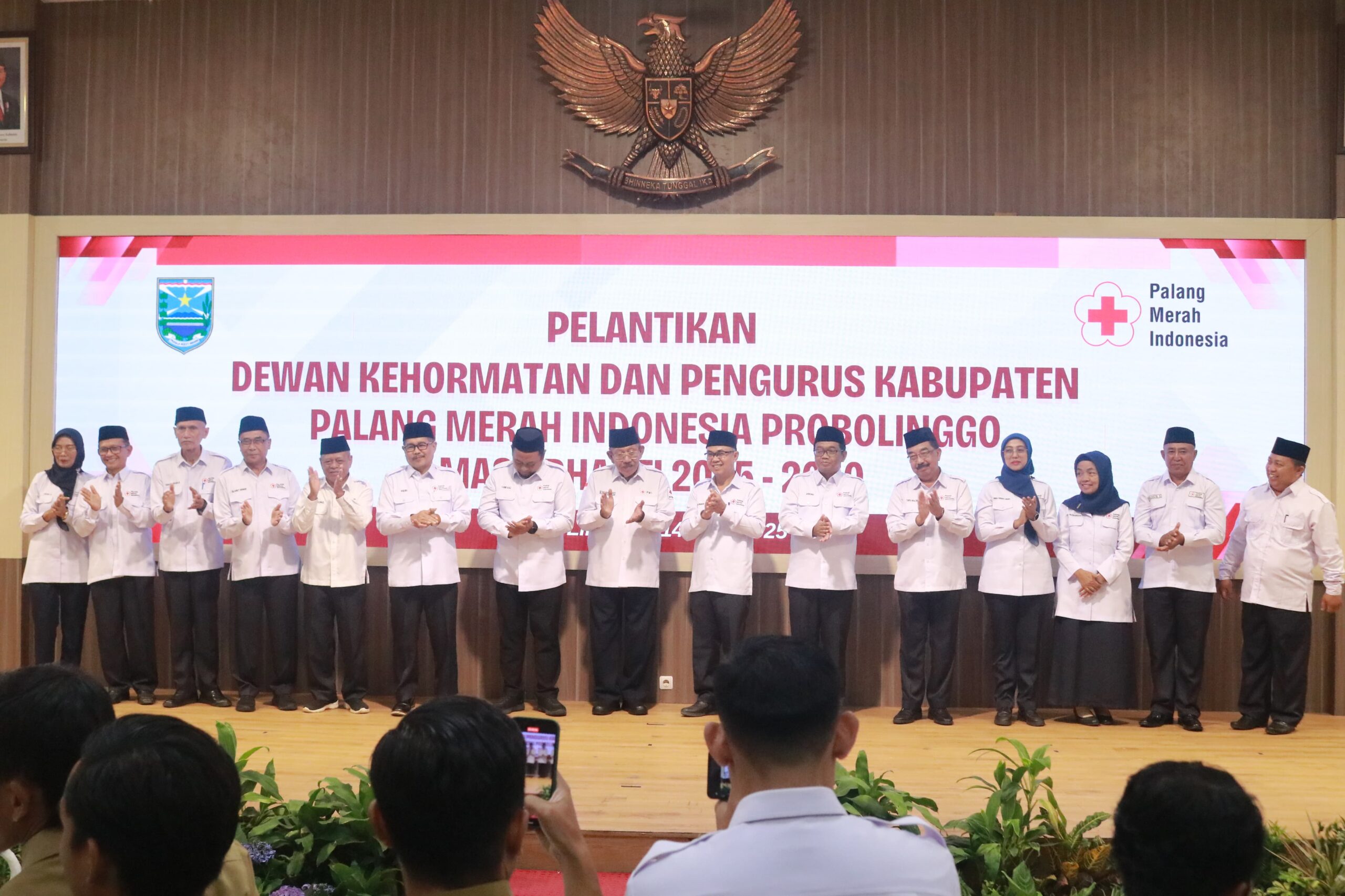Dewan Kehormatan dan Pengurus PMI Kabupaten Probolinggo Resmi Dilantik