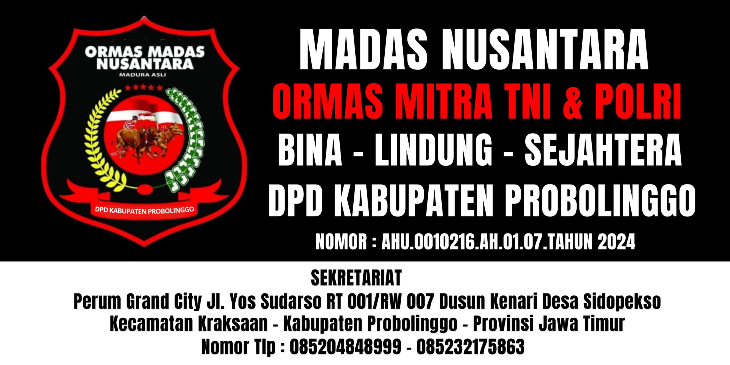 Peresmian Kantor DPD Madaz Nusantara Probolinggo Teguhkan Sinergi dan Persaudaraan