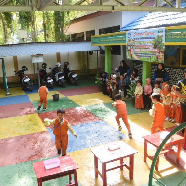 MPLS Hari Terakhir, Anak-anak TK Kartika V-25 Nikmati Permainan dan Pawai Motor Trail