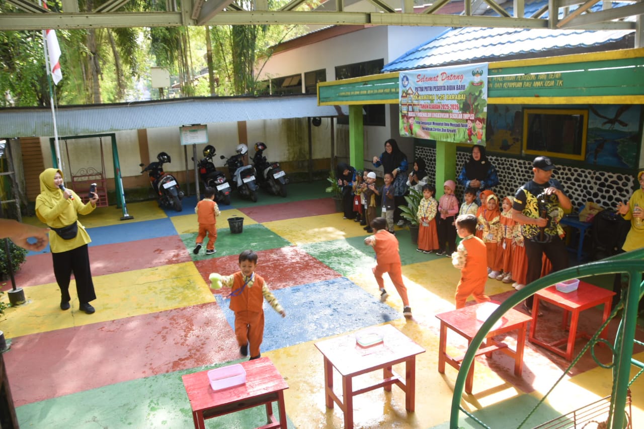 MPLS Hari Terakhir, Anak-anak TK Kartika V-25 Nikmati Permainan dan Pawai Motor Trail