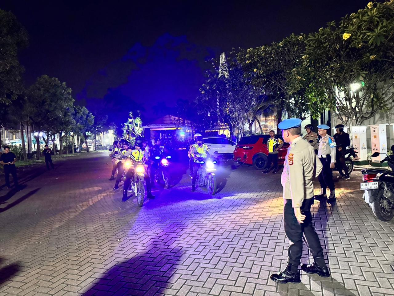 Sinergi Polresta Tangerang dan Polsek Cikupa, Gelar Patroli Malam Skala Besar