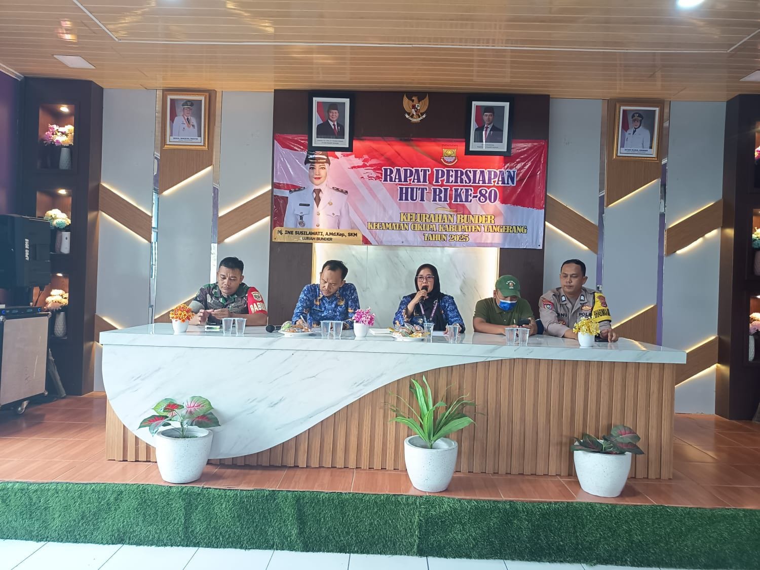 Brigadir Ibnu Dermawan Hadiri Rapat Persiapan HUT RI ke-80 di Kelurahan Bunder