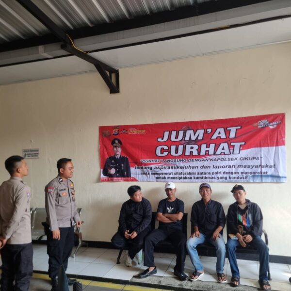 Jumat Curhat Polsek Cikupa, Wujudkan Kepercayaan Publik dan Kamtibmas Kondusif di Kelurahan Sukamulya