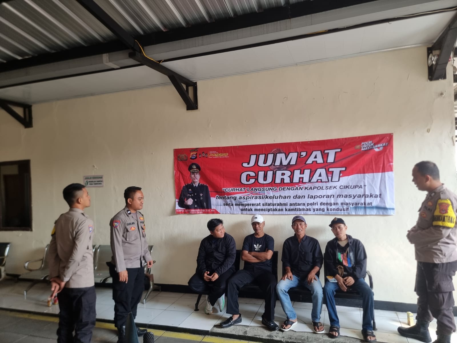 Jumat Curhat Polsek Cikupa, Wujudkan Kepercayaan Publik dan Kamtibmas Kondusif di Kelurahan Sukamulya