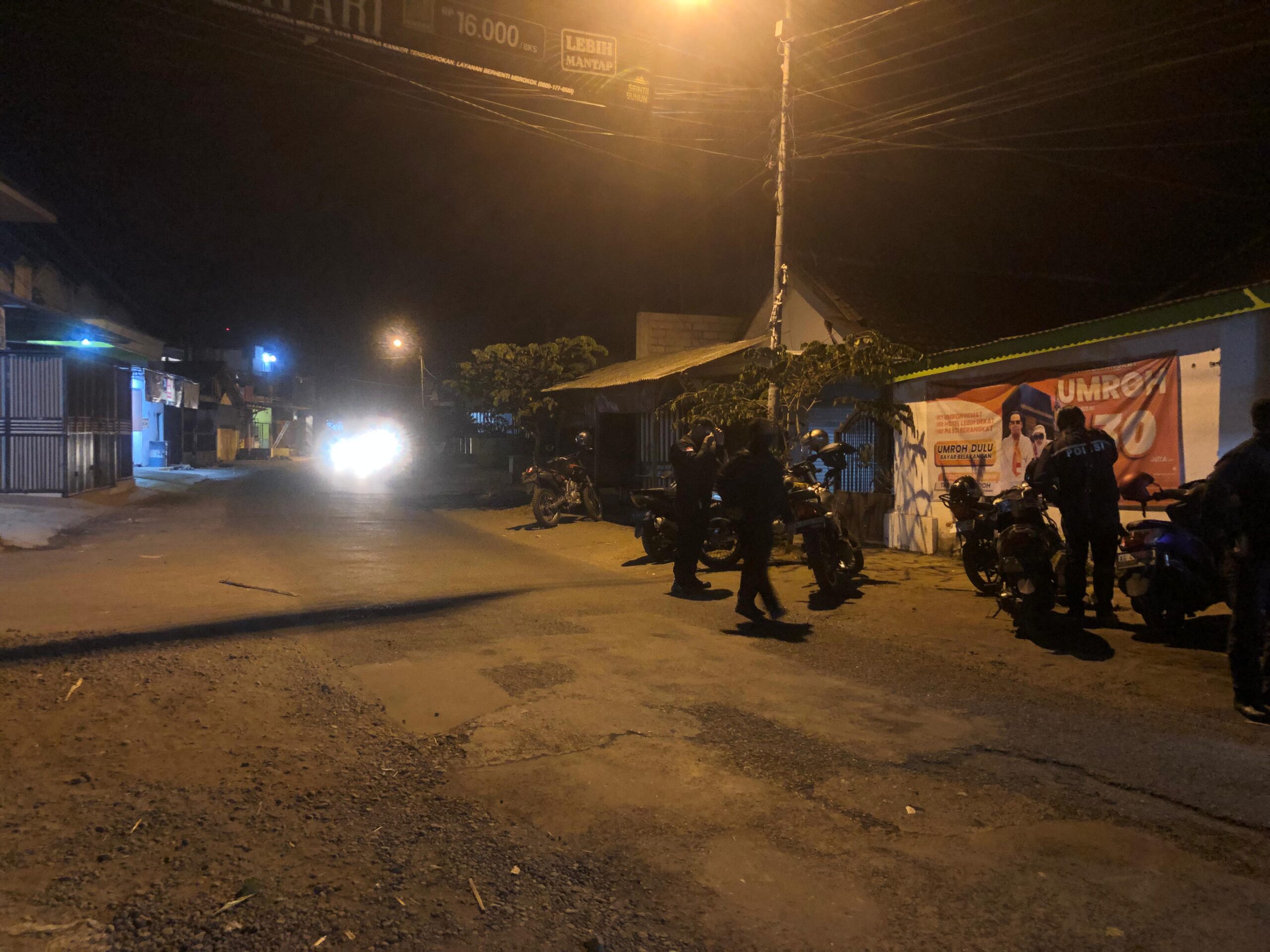 Cegah Aksi Kriminal, Tim Pemburu Kejahatan Polres Lumajang Gencarkan Patroli Malam di Rowokangkung