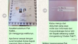 Kades Sumber Sari Diduga Palsukan Status untuk Nikah Siri dan Hasilkan Anak