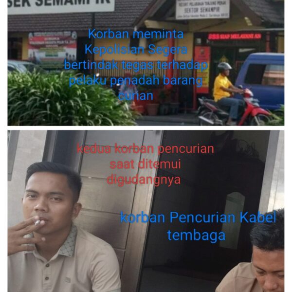 Korban Desak Polisi Tangkap Fauzen Penadah Tembaga Curian Surabaya
